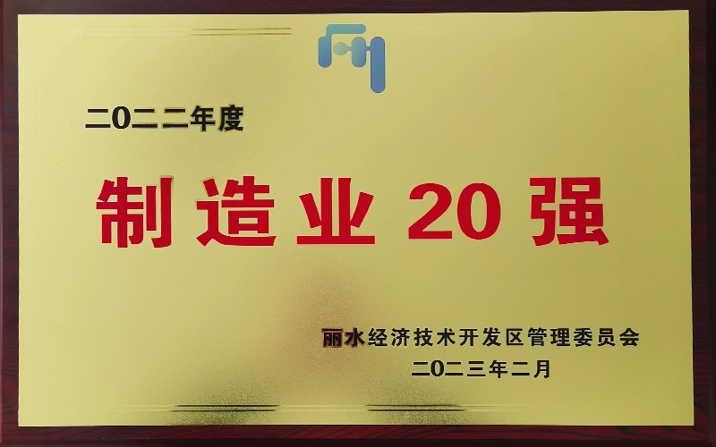 2022年度制造業(yè)20強